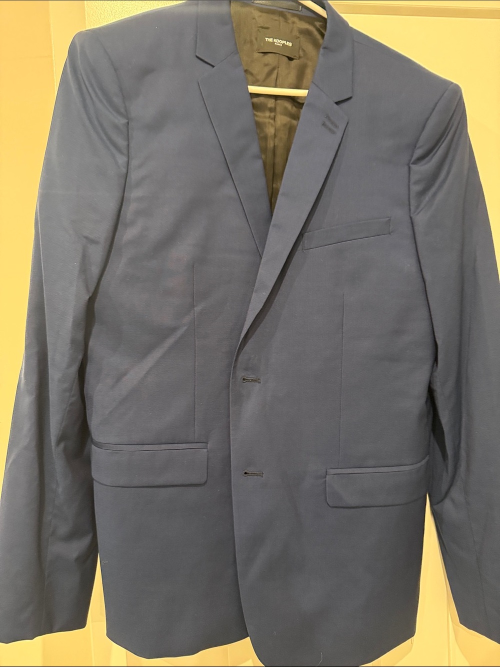 The Kooples Blue Single-Breasted Blazer